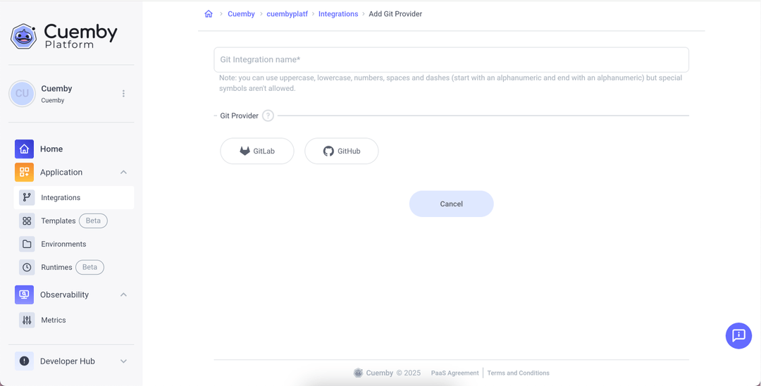 add-git-integrations